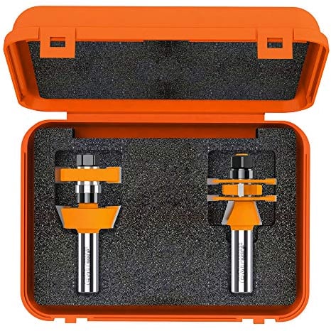 CMT 800.624.11 3-Piece Adjustable Shaker Router Bit Set, 1/2-Inch Shank
