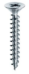 Mustad 2388 Viti Panel-Vit Chromiting Testa Piana, 3 x 18 mm, 500 Pezzi