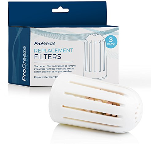 Ersatz Keramikfilter für Luftbefeuchter Pro Breeze Ultrasonic (3,8 l, PB-07), 3 Stück