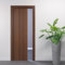 Porte Italiane, Porta Scorrevole Interno Muro, Porta a Scomparsa in Legno, Telaio in HDF e Coprifili Waterproof, Colore Noce Nazionale, 80x210 cm, con Serratura Ottone Lucido