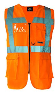 Warnweste - Multifunktion, mit Taschen