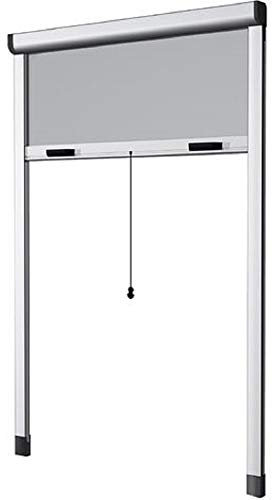 ZANZARIERA VERTICALE RIDUCIBILE 120X170 A RULLO CON FRIZIONE BIANCA MADE IN ITALY