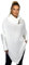 Mississhop Poncho Strick Sweatshirt Pullover Umhang Überwurf 30-01 Weiß