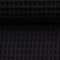 MAGAM-Stoffe Ella Waffel Stoff 100% Baumwollstoff Oeko-Tex Meterware 50cm (30. Schwarz)