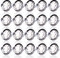 20x SET Einbaustrahler für 230V chrom rund Einbau Spots Decken Strahler Leuchte Spots Deckenleuchte Lampe Einbauleuchte Einbaurahmen GX61 CH