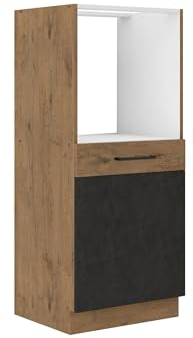Vigo Midischrank 60 cm Eiche Lancelot Matera Grau Küchenzeile Küchenblock Küche