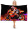 JXSMYT Motorrad Duschtuch Badetuch Handtuch Strandtuch 70 X 140cm,Motocross Motorcycles Badetuch Für Erwachsene, Mikrofaser Handtuch (1,100x200cm)