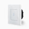 POINT einfacher Touch Dimmer Lichtschalter Ein/Aus dimmbar 1-Fach im Glasrahmen in weiß 1-Weg Glas Berührungs Wandschalter zum dimmen einer Leuchte, Lampe Luxus-Time