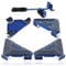 SPARES2GO Appliance Roller Lifter Wheels for Washing Machine Tumble Dryer (4 x Rollers, 1 x Lifting Bar)
