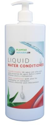 Acondicionador de Agua para Acuario y Estanque, Tratamiento anticloro y cloraminas con Aloe Vera, Purifica el Agua del Grifo, Clarifica y Elimina tóxicos, Acondicionador Acuario Dulce y Marino 250ml