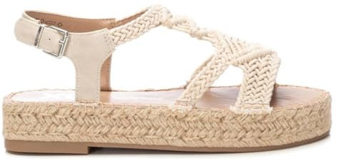 XTI - Sandalia Mujer Hielo - Calzado Cómodo y Versátil - Moda casual - Modelo 14284005 (Talla 41)