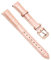 Chlikeyi Uhrenarmband Damen-Uhrenarmband aus Leder, Rosa Roségold, 12 mm