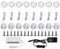 Lightess 8er Unterschrank Beleuchtung Küche Unterbauleuchte LED Schrankbeleuchtung Küchenbeleuchtung Schrank Beleuchtung Wandleuchten Vitrinenbeleuchtung Spotlight mit Kabel Stecker Neutralweiß