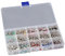 YYlingx Lot de 300 rivets en cristal de 8 mm, 10 couleurs, rivets en strass, accessoires pour la fabrication du cuir