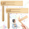 Duyteop 2 Stück Holz Rassel Ratsche, Holz Spinning Ratsche, Spielzeug Ratsche Krachmacher, Doppelratsche Aus Hand Musikinstrument, Spielzeug Holzratsche Schieben, Für Sporting Events, Feirlichkeuten
