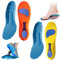 2 Pairs Orthopedic Insoles, Comfysole, Orthopaedic Insoles for Arch Support, Plantar Fasciitis Insoles for Work Shoes, Sports Shoes(Gelb+Orange, 37-38)