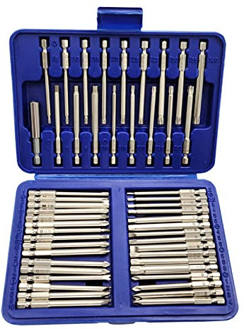 Jeu d'embouts de tournevis - Mallette de rangement en U - Embouts de tournevis plats Philipps