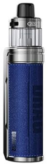 TVDC Voopoo Drag X2 Pod Kit, 5-80 W Adjustable, Display 0.96 TFT Screen, Battery Capacity 18650 * 1 (Not included), Sturdy and Stylish, 2ml Cartridge No Nicotine (Galaxy Blue)
