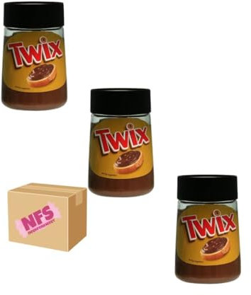 3x Twix Aufstrich – Start süß in den Tag! 3x350g im Needforsweetkarton