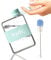 hydr™ v2 Flat Water Bottle For Handbag & Flexible Cleaning Brush | 500ml Tritan BPA Free Slim Travel Water Bottle, Small cute plastic Hip Flask