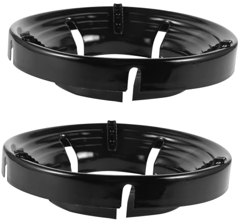 OSOLADY 2stücke Eisen Wok Gestell Für Gasherd Wok Stütze Aus Eisen Zubehör Für Herdgestelle Ersatz Wok Ring Wok Halter Für Backofen Brennerring Ring Für Gasherd Herdring Für Für Induktions
