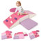 COSTWAY Set di 6 Blocchi di Schiuma per Arrampicata per Bambini, Blocchi in Schiuma per Arrampicarsi e Strisciare, Costruzione Mattoncini Morbidi per Bambini 12+ Mesi (Rosa)