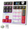 BOYI TD31Pro Mechanical Number Pad,Bluetooth5.0/2.4G/Type-C Wireless Numeric Keypad,RGB HotSwap Numpad with Screen&Knob,PBT Keycap Rechargeable Gasket Number Keypad for PC Laptop Desktop (White-Grey)