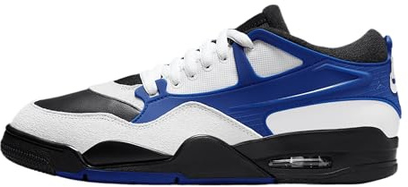 Air Jordan 4 RM Men's Shoes (White/Black/Deep Royal Blue), White/Black/Deep Royal Blue, 9.5 UK
