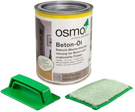 Osmo Beton-Öl Farblos 0,75 l - 11500115 Set mit Werkzeug