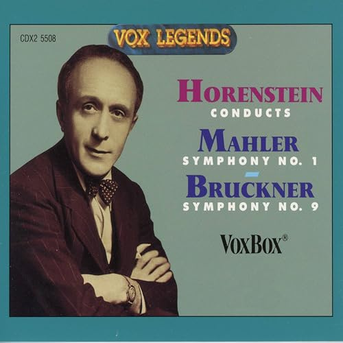 Horenstein Conducts Mahler Symphony No. 1 / Bruckner Symphony No. 9