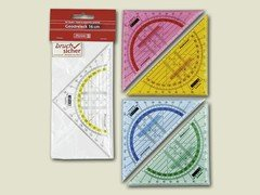 Brunnen Geodreieck bruchsicher Griff [Bürobedarf & Schreibwaren] [Spielzeug]