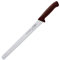 F. DICK Aufschnittmesser ProDynamic 30 cm - rostfrei, Klinge extra scharf, Wellenschliff, 56 HRC, Brotmesser ergonomischer Griff leicht - Spezialstahl Küchenmesser - Profi Messer - 85037302-15 - braun