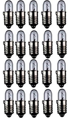 20er Set WireThinX Kleinstlampen Subminiatur 1,80 W, 12 V - Sockel E5,5 4,7 x 15 mm, L-55