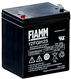 Batteria Fiamm al Piombo 12V 5Ah Faston 6,3mm