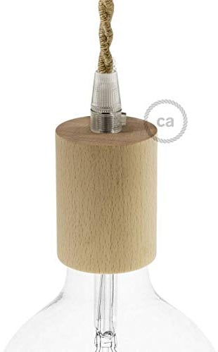 creative cables Kit Douille E27 en Bois - Neutre