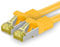 1aTTack.de Câble Réseau Cat7 Cat 7 10 GB/s SFTP - 1x 1,5m - RJ45 Ethernet LAN DSL Routeur Modem - Jaune