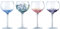 Anton Studio Designs Speckle Handmade Gin Glasses for Wine, Cocktails, or Water - 500 ml - Multi-Coloured - Set of 4 Elegant Cocktail Glasses