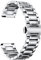 BINLUN Stainless Steel Watch Bands 12mm-24mm Replacement Smart Watch Straps with Straight&Curved Ends Universal fit for Samsung Galaxy Watch 6/5/4/3,Fit for Garmin Watch(Silver,24mm)