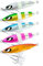 Ocean Cat 1 PC Slow Fall Pitch Angeln lockt sinkend führen Metall flach Jigs Jigs Köder mit Haken für Salzwasser-Angeln 100 g/150 g/200g/ministollen, each color 1 pc(all 5 pcs), 250g