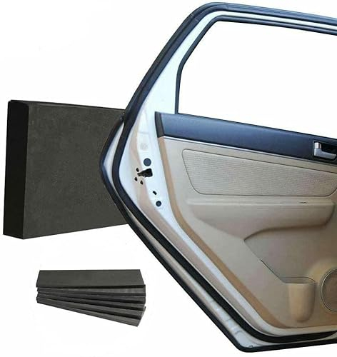 Faburo 6 pz Protezione Porte Auto Paracolpi Garage Pannelli Adesivi Set, Ammortizzanti Protettiva per Auto Protezione a Muro per Porta Auto, Anticollisione Profilo paracolpi di parcheggi