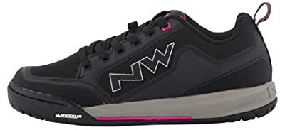 Northwave Clan Damen MTB Dirt Fahrrad Schuhe schwarz/grau/pink 2021: Größe: 40
