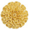 SEINHIJO Keramik Blumen Wanddekoration 3D Blumen Dekor Arts Modern Statue Geschenk Gelb 19cm