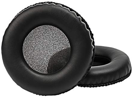 SHOTAY Ohrpolster, 1 Paar Ersatz-Ohrpolster aus weichem Leder Ohrpolster für AKG K240 K241 K270 K271 K272 Kopfhörer Headset Schwarz