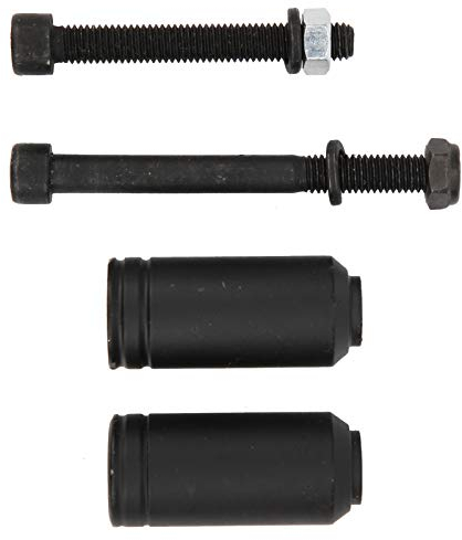 AMONIDA Metall Stunt Scooter Pedal, Schwarz 2x0.9in Langlebiger Scooter Peg, Scooter Zubehör Stunt Scooter Scooter Peg für Extreme Scooter