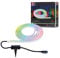 Paulmann 94561 Plug & Shine LED Außenleuchte Stripe Smart Home Zigbee Smooth IP67 5m incl. 1x22 W dimmbar RGBW Farbsteuerung Weiß Kunststoff 3000 K