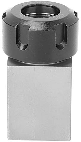 ER25 Blocco pinza, Set blocco pinza quadrata/esagonale, Pinza per router ad alta precisione, Utensili per tornitura porta pinza mandrino per macchina per incidere del tornio(Square)