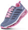 Sumateng Air Sneaker Donna Uomo Scarpe Ginnastica Donna Traspirante Luce Sportive Running Fitness Atletica Casual Scarpe de Corsa 833 Gray Pink 34 EU