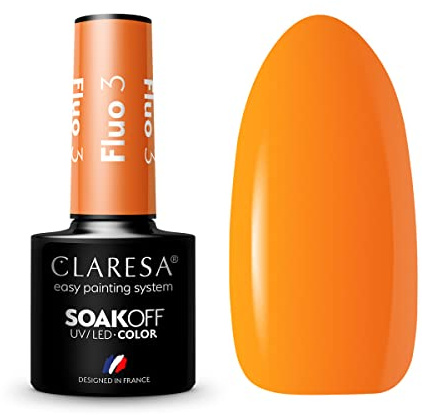3 Fluo UV Nagellack 5 ml Claresa