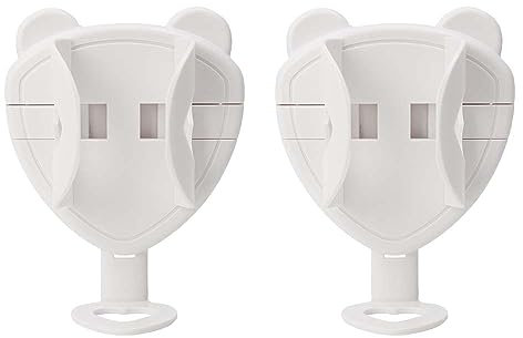 Vigolychee Porta Spazzolino Elettrico da 2 Pezzi ，Porta Spazzolino da Parete Regolabile，Portaspazzolino Elettrico a GravitÀ, Porta Spazzolino da Muro（Bianco）