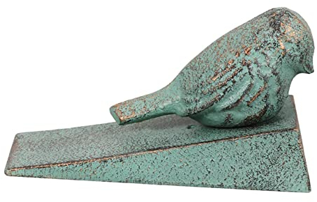 Butée De Porte En Fonte Décorative En Forme D'Oiseau Cale De Porte Vintage En Vert Pour Maison Cuisine Entrée Et Chambre